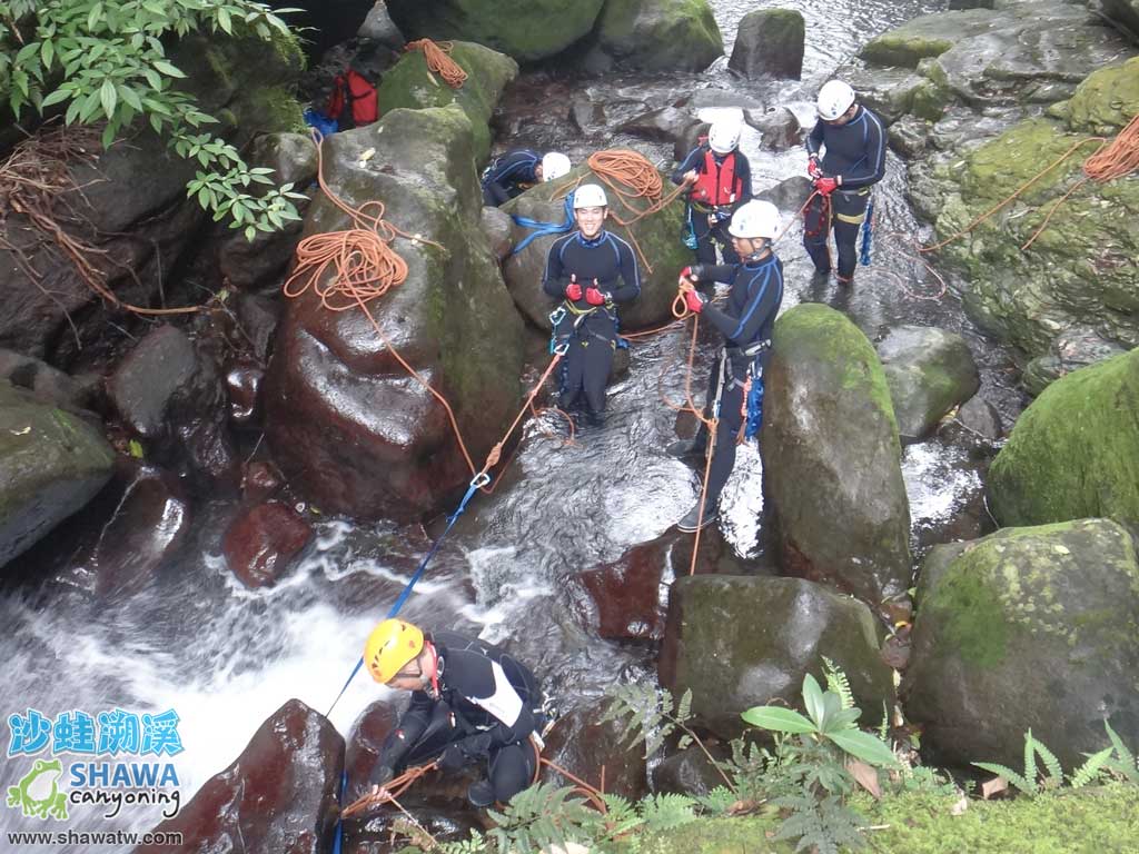 沙蛙溯溪技能訓練Level1最佳溯溪課程4