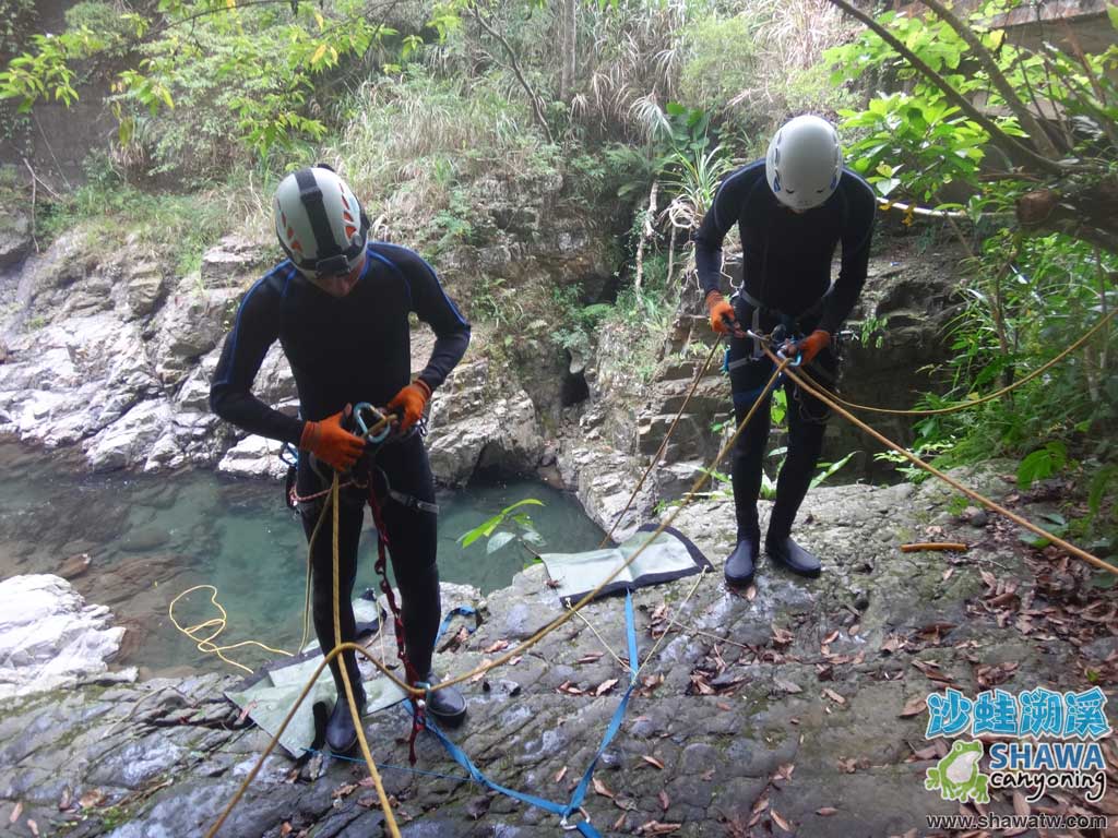 沙蛙溯溪技能訓練Level1最佳溯溪課程7