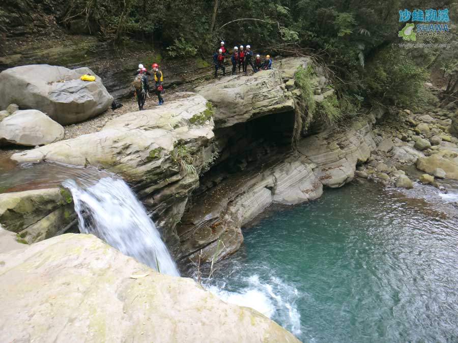 苗栗南庄風美溪溯溪1-沙蛙溯溪-Shawa Canyoning Taiwan-Fone-Mei river tracing