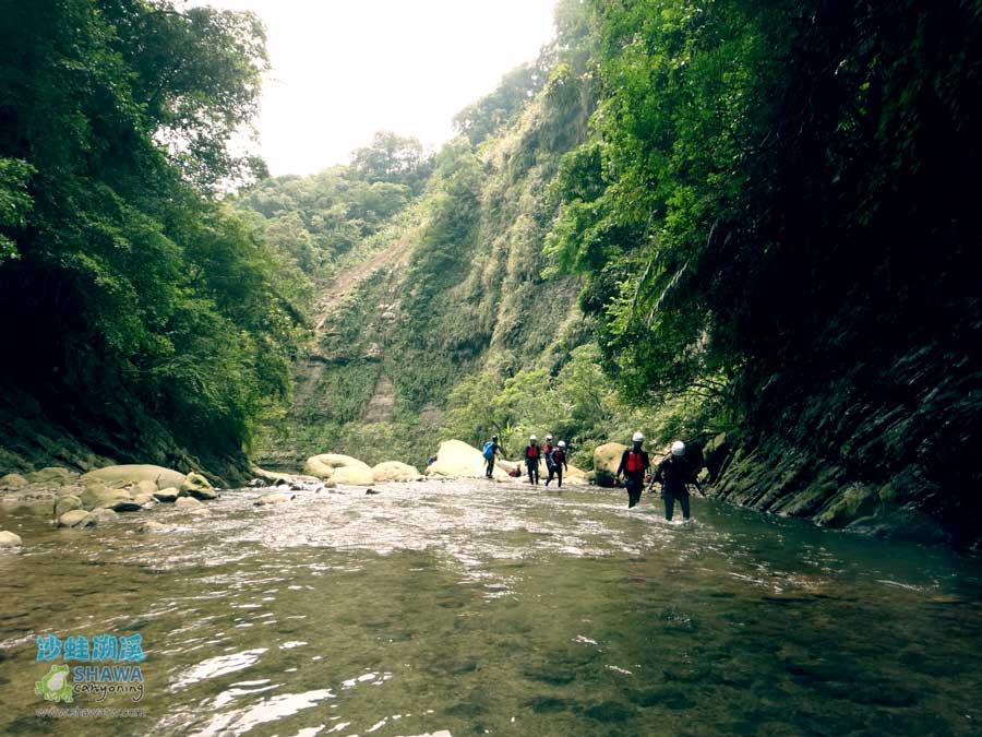 苗栗南庄風美溪溯溪3-沙蛙溯溪-Shawa Canyoning Taiwan-Fone-Mei river tracing